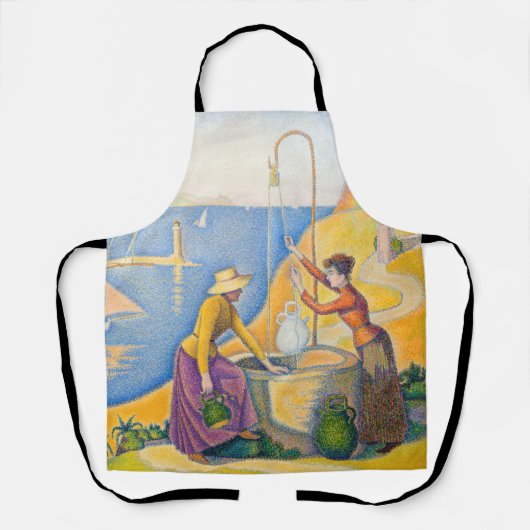 Paul Signac – 井戸の女性 エプロン (正面)