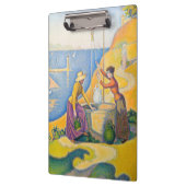 Paul Signac – 井戸の女性 クリップボード (左)