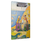 Paul Signac – 井戸の女性 クリップボード (右)