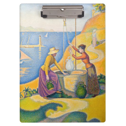 Paul Signac – 井戸の女性 クリップボード (正面)