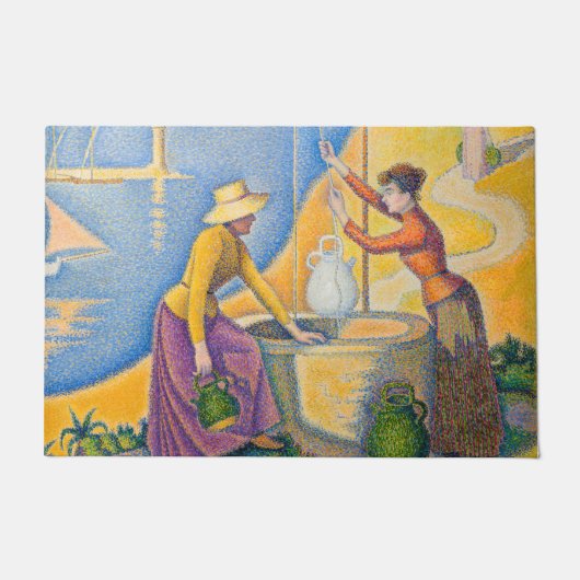 Paul Signac – 井戸の女性 ドアマット (正面)