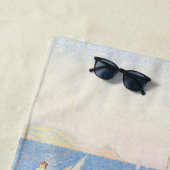 Paul Signac – 井戸の女性 ビーチタオル (インサイチュ)