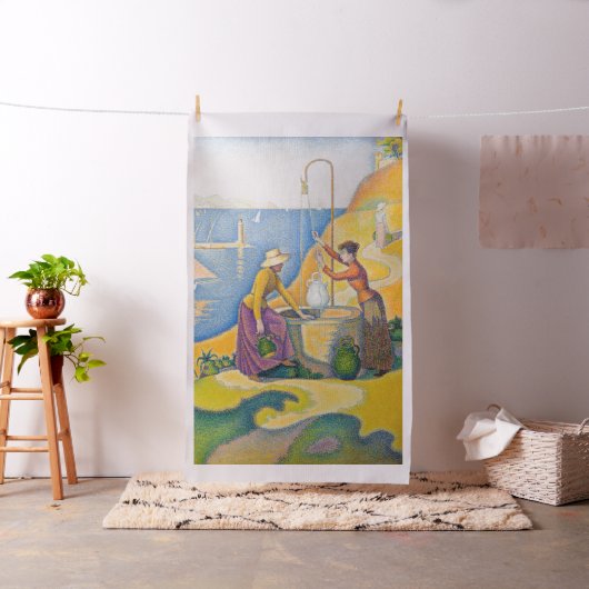 Paul Signac – 井戸の女性 ファブリック (インサイチュ)