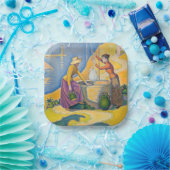 Paul Signac – 井戸の女性 ペーパープレート (パーティー)