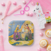 Paul Signac – 井戸の女性 ペーパープレート (パーティー)