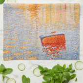 Paul Signac – 赤ブイ,セントトロペス キッチンタオル (折り畳み)