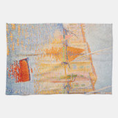 Paul Signac – 赤ブイ,セントトロペス キッチンタオル (横)