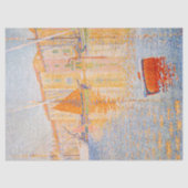 Paul Signac – 赤ブイ，セントトロペス 薄葉紙 (正面)