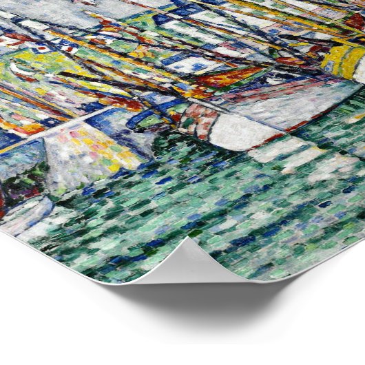 Paul Signac - Blessing Of The Tuna Fleet At Groix. ポスター (角)