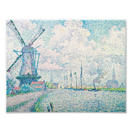 Paul Signac - Canal of Overschie フォトプリント (正面)
