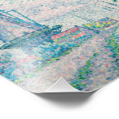 Paul Signac - Canal of Overschie フォトプリント (角)