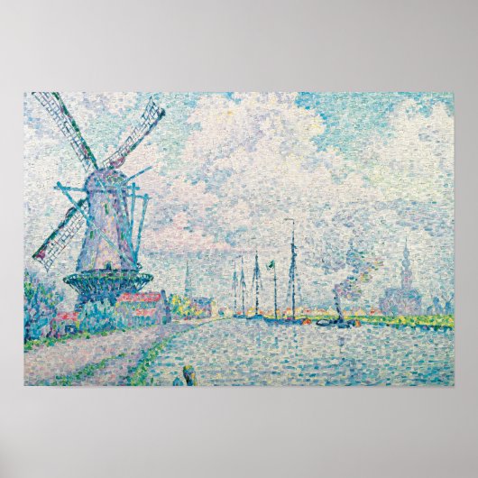 Paul Signac - Canal of Overschie ポスター (正面)