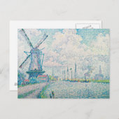 Paul Signac - Canal of Overschie ポストカード (正面/裏面)