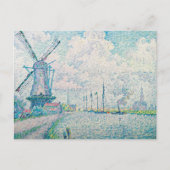 Paul Signac - Canal of Overschie ポストカード (正面)