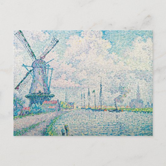Paul Signac - Canal of Overschie ポストカード (正面)