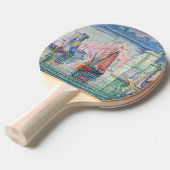 Paul Signac - Entrance of La Rochelle 卓球ラケット (正面アングル)