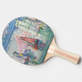 Paul Signac - Entrance of La Rochelle 卓球ラケット (横)