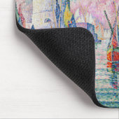 Paul Signac - Entrance of La Rochelle Harbor マウスパッド (コーナー)