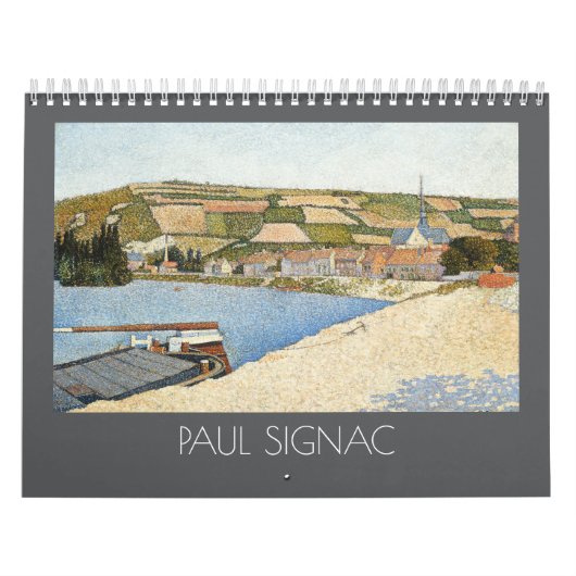 Paul Signac Fine Art Pointilism Paintings カレンダー (カバー)