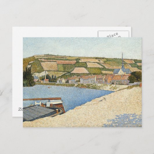 Paul Signac - Les Andelys, Cote d'Aval ポストカード (正面/裏面)