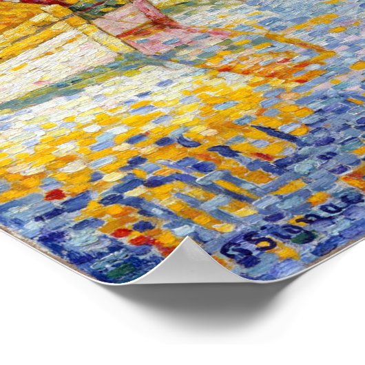 Paul Signac Lighthouse at Groix ポスター (角)