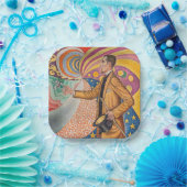 Paul Signac - M Felix Feneonのポートレート, Opus 217 ペーパープレート (パーティー)