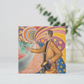 Paul Signac - M Felix Feneonのポートレート, Opus 217 招待状 (スタンド正面)