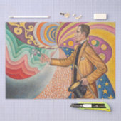 Paul Signac - M Felix Feneonのポートレート, Opus 217 薄葉紙 (クラフト)