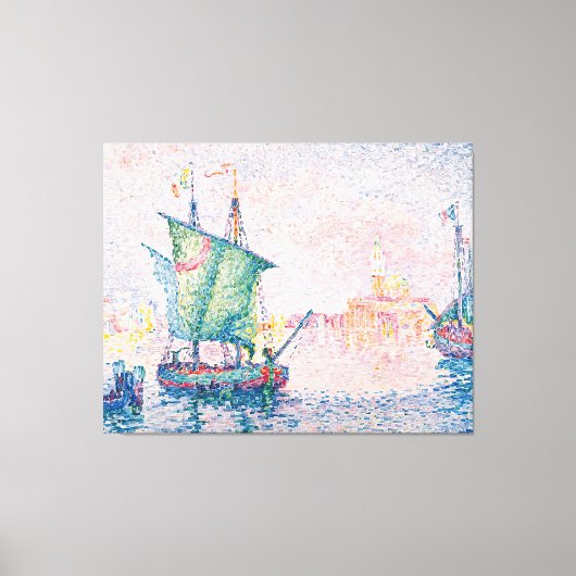 Paul Signac painting キャンバスプリント (正面)