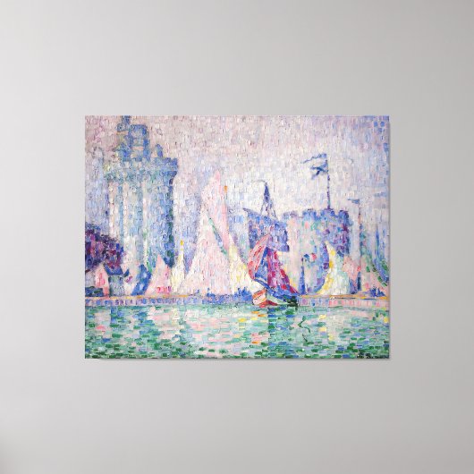 Paul Signac painting キャンバスプリント (正面)