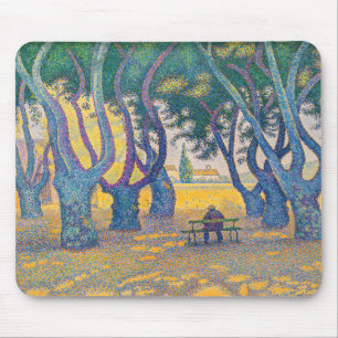 Paul Signac - Place des Lices, Saint-Tropez マウスパッド