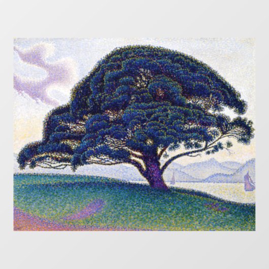 Paul Signac - The Bonaventure Pine ウィンドウサイン (シート)