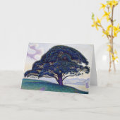 Paul Signac - The Bonaventure Pine カード (黄色い花)