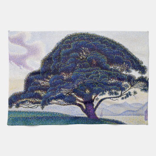 Paul Signac - The Bonaventure Pine キッチンタオル (横)