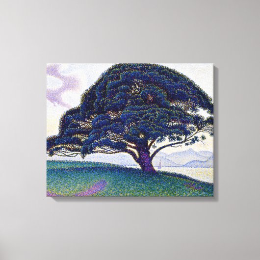 Paul Signac - The Bonaventure Pine キャンバスプリント (正面)