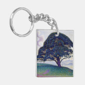 Paul Signac - The Bonaventure Pine キーホルダー (正面左)