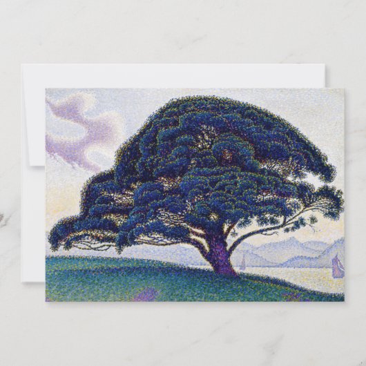Paul Signac - The Bonaventure Pine サンキューカード (正面)