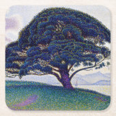 Paul Signac - The Bonaventure Pine スクエアペーパーコースター (正面)