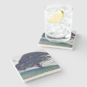 Paul Signac - The Bonaventure Pine ストーンコースター (横)