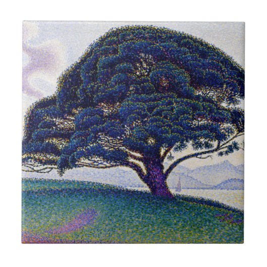 Paul Signac - The Bonaventure Pine タイル (正面)