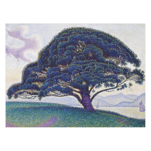 Paul Signac - The Bonaventure Pine テーブルクロス (正面(横))
