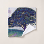 Paul Signac - The Bonaventure Pine バスタオルセット (ウォッシュタオル)