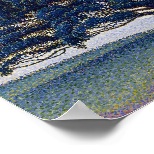 Paul Signac - The Bonaventure Pine ポスター (角)