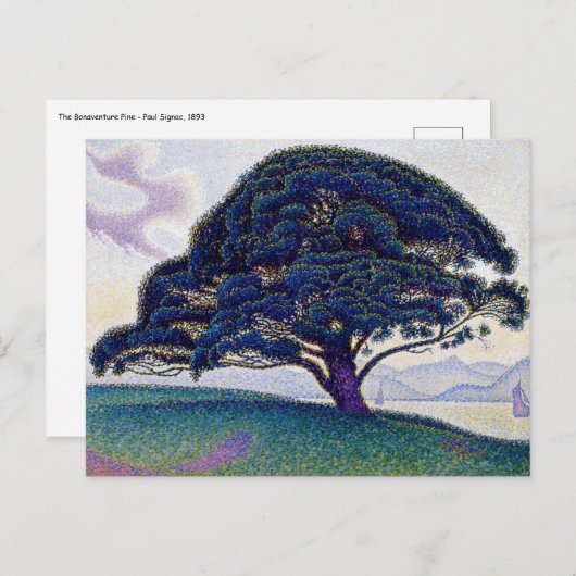 Paul Signac - The Bonaventure Pine ポストカード (正面/裏面)