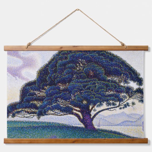 Paul Signac - The Bonaventure Pine 吊り下げ型タペストリー (正面)