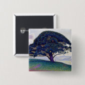 Paul Signac - The Bonaventure Pine 缶バッジ (正面&裏面)