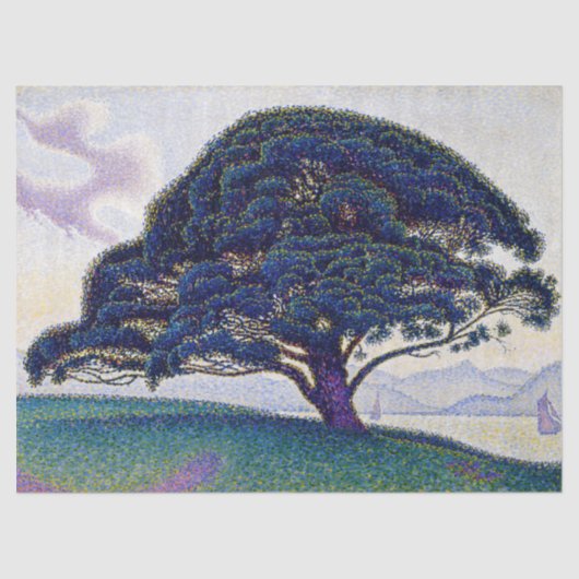 Paul Signac - The Bonaventure Pine 薄葉紙 (正面)
