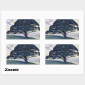 Paul Signac - The Bonaventure Pine 長方形シール (シート)