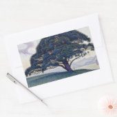 Paul Signac - The Bonaventure Pine 長方形シール (封筒)