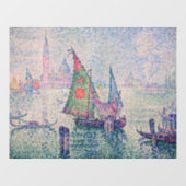 Paul Signac - The Green Sail ウィンドウサイン (シート)